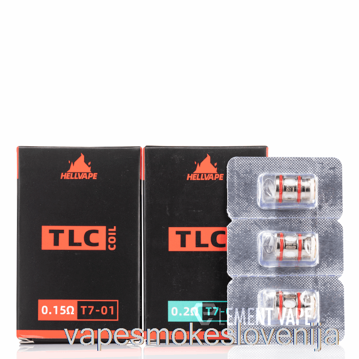 Vape Petrol Hellvape Tlc Nadomestne Tuljave 0,2 Ohm Tuljave T7-02